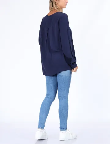 Bluza Fransa, bleumarin Albastru