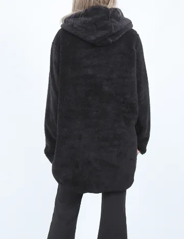 Hanorac OVERSIZE NA-KD, negru