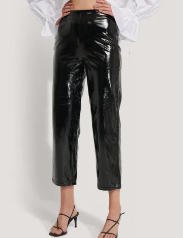 Pantaloni NA-KD, negru Negru