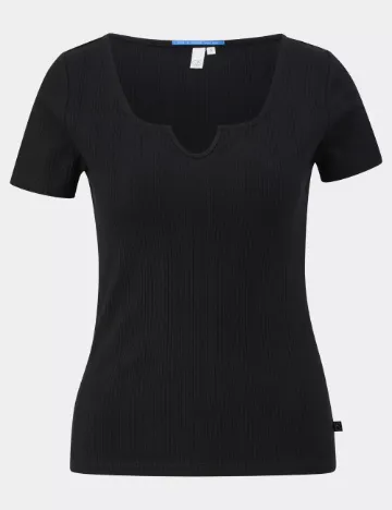 Tricou Q/S, negru Negru