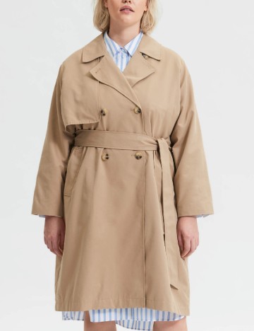 Trench Selected Femme, maro