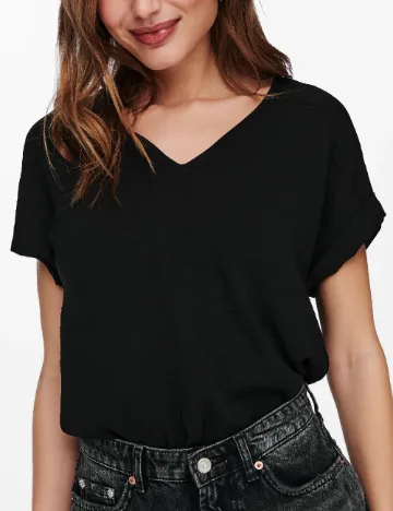 Bluza Jacqueline de Yong, negru Negru