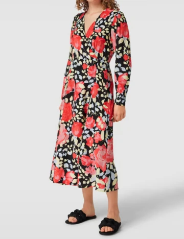 Rochie medie Object, floral Floral print