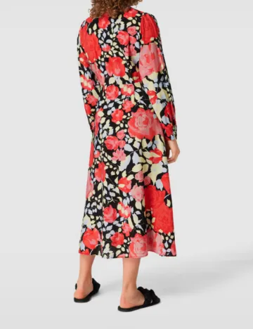 Rochie medie Object, floral Floral print