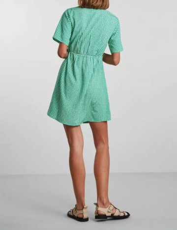 Rochie scurta Pieces, verde