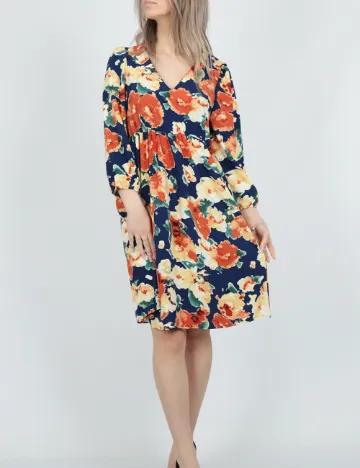 Rochie scurta Vila, floral Floral print