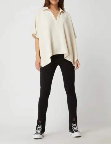Poncho Comma, crem