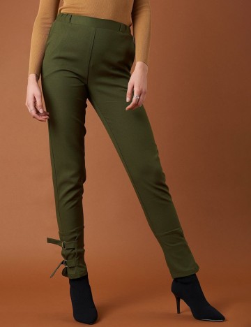 Pantaloni NA-KD, verde