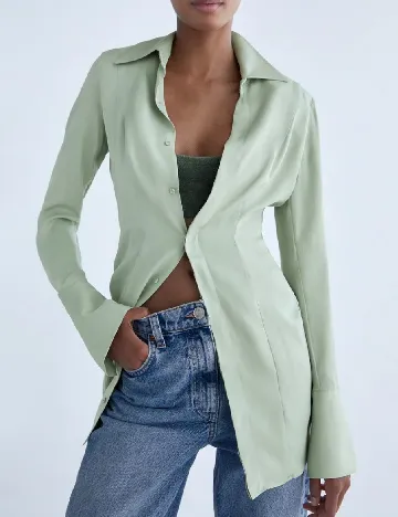 Camasa Zara, verde