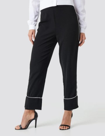 Pantaloni NA-KD, negru