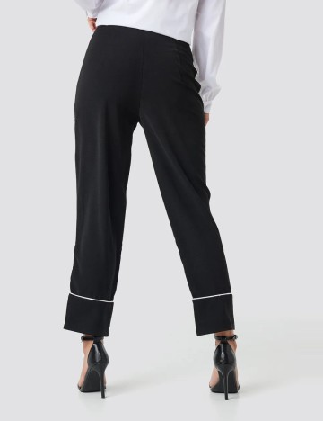 Pantaloni NA-KD, negru