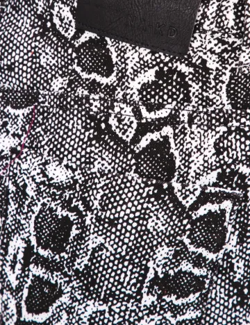 Pantaloni NA-KD, imprimeu sarpe Animal print