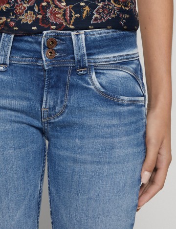 Blugi Pepe Jeans London, albastru