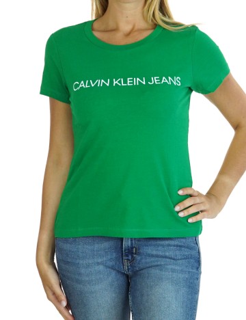Tricou Calvin Klein Jeans, verde