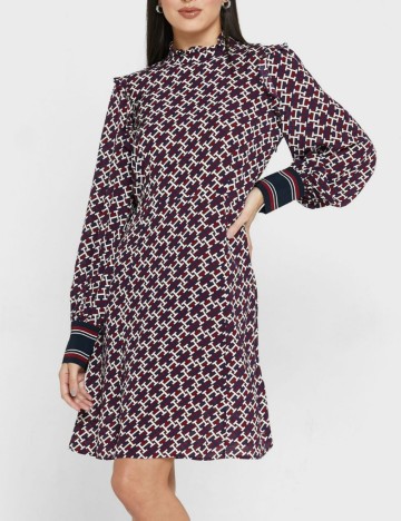 Rochie scurta Tommy Hilfiger, mix culori