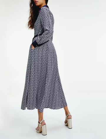 Rochie lunga Tommy Hilfiger, albastru