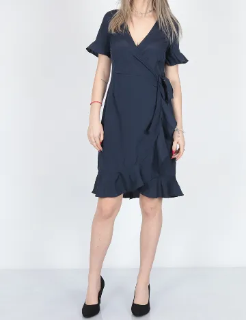 Rochie scurta Vero Moda, bleumarin inchis Albastru