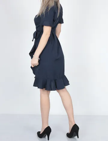 Rochie scurta Vero Moda, bleumarin inchis Albastru