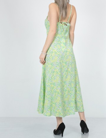 Rochie medie Neon&Nylon, verde