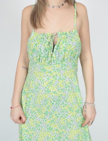 Rochie medie Neon&Nylon, verde