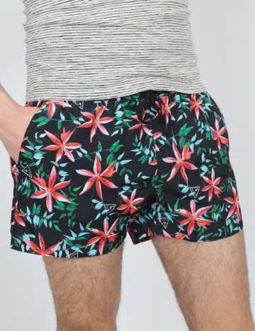 Short de baie Guess, floral Floral print