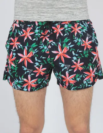 Short de baie Guess, floral Floral print