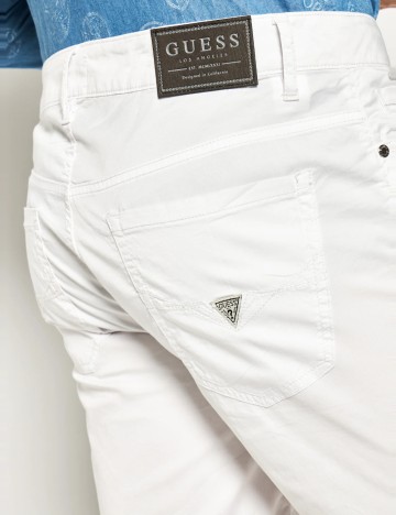 Pantaloni scurti Guess, alb