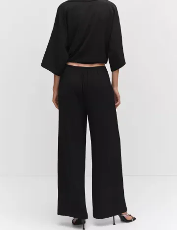 Pantaloni Mango, negru