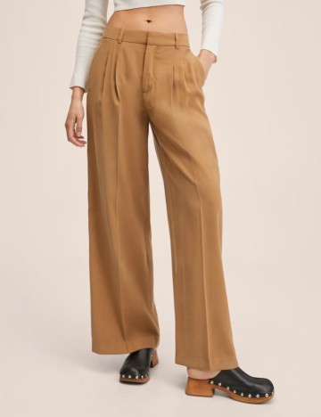 Pantaloni Mango, maro