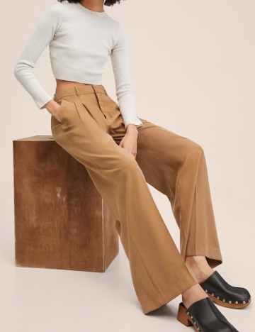Pantaloni Mango, maro