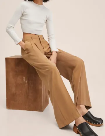 Pantaloni Mango, maro
