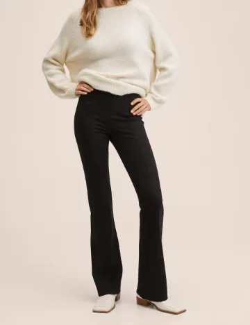 Pantaloni Mango, negru