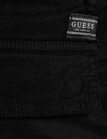 Pantaloni scurti Guess, negru Negru