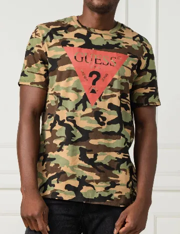Tricou Guess, army Verde