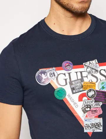 Tricou Guess, bleumarin