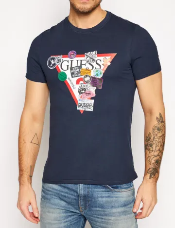Tricou Guess, bleumarin