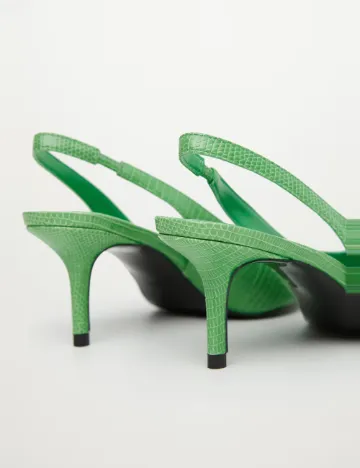 Pantofi Mango, verde
