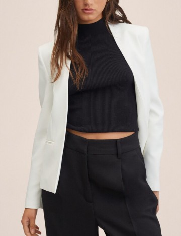 Blazer Mango, alb