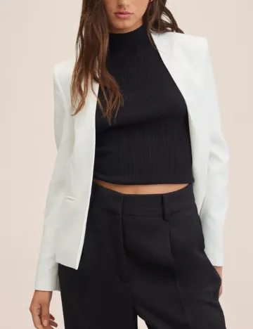 Blazer Mango, alb