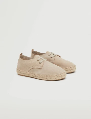 Pantofi Mango Kids, bej Crem