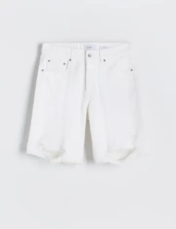 Pantaloni scurti Reserved, alb Alb