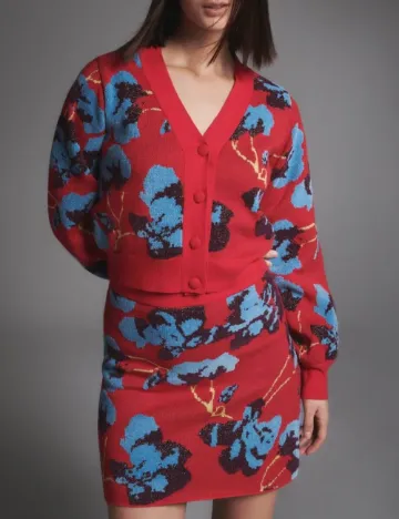Cardigan Reserved, rosu Rosu
