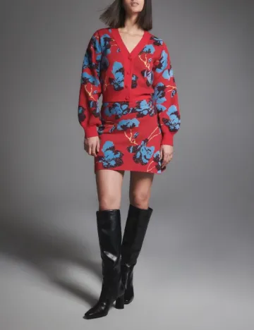 Cardigan Reserved, rosu Rosu