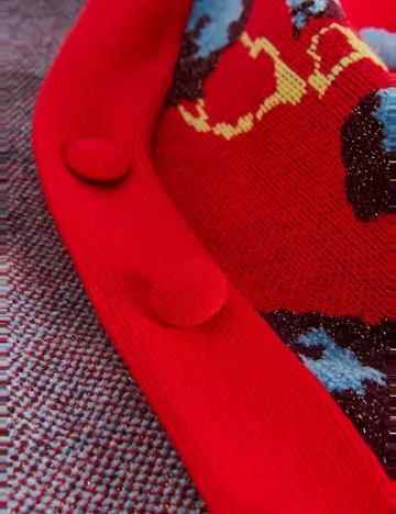 Cardigan Reserved, rosu Rosu