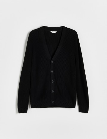 Cardigan Reserved, negru