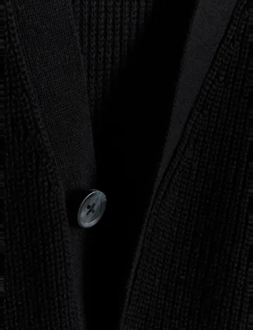 Cardigan Reserved, negru Negru