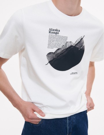 Tricou Reserved, alb