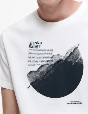 Tricou Reserved, alb