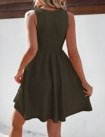 Rochie scurta SHEIN, kaki