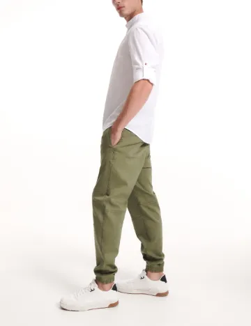 Pantaloni Reserved, verde Verde